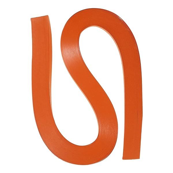 PATIKIL Quilling Strips Paper 120pcs 3 16"(5mm) 54cm Origami Paper Quilling Strip for Art DIY Hand Craft Christmas Orange