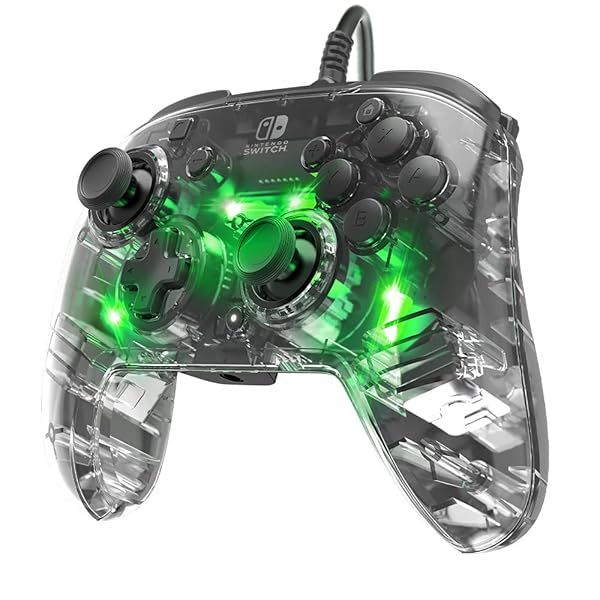Buy PDP Gaming Afterglow Deluxe+ LED Wired Nintendo Switch Pro Controller - RGB Lights & Dual Vibration