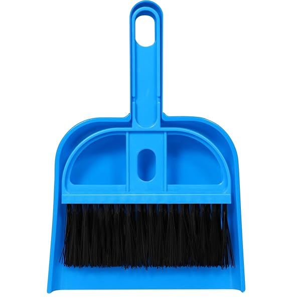 POPETPOP Mini Dustpan & Brush Set - Portable Cleaner for Guinea Pigs, Cats, Hamsters & More (Random Color)