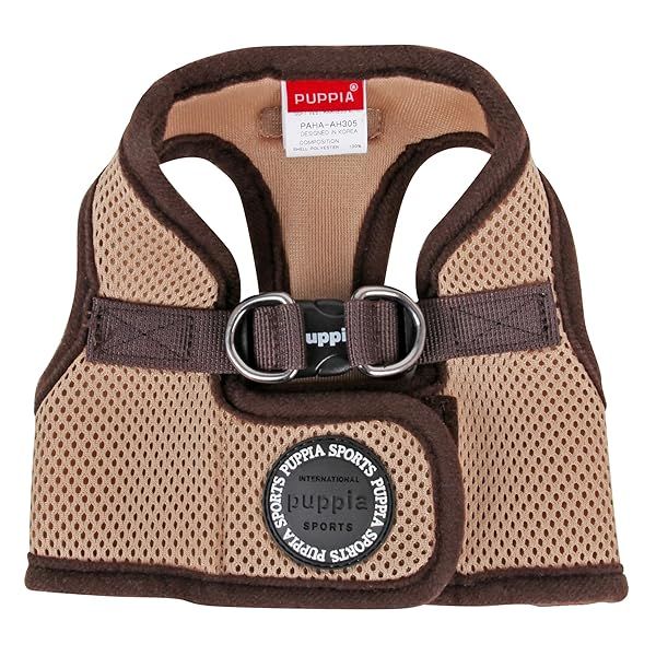 PUPPIA International Soft B Vest Harness for Large Dogs in Beige