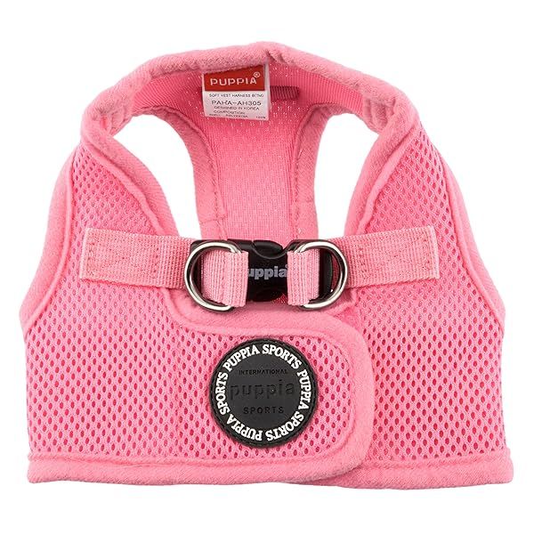PUPPIA International Soft B Vest Harness for Large Dogs in Pink