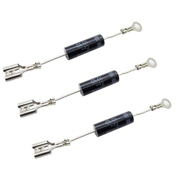 Pack of 3 CL01-12 High Voltage Silicon Rectifiers Diodes 350mA 12kV Compatible with HVM12 HVR-1X3 T3512 T4512