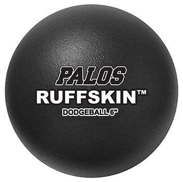 Palos RuffSKIN 6 Inch Black Dodgeballs Set of 6 with 2 Year Guarantee