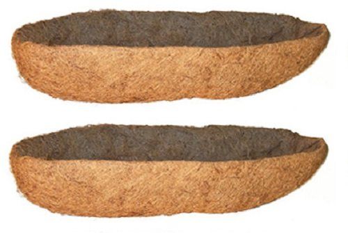 "Panacea 48" Window Box Planter with Coco Liners - Durable Trough for Beautiful Gardening"