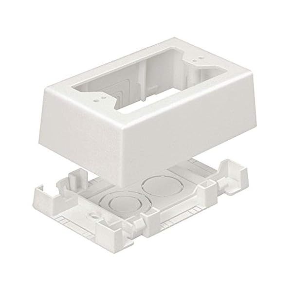 Buy Panduit JBX3510WH-A 1-Gang Outlet Box - White, 2-Piece | Durable & Easy Installation
