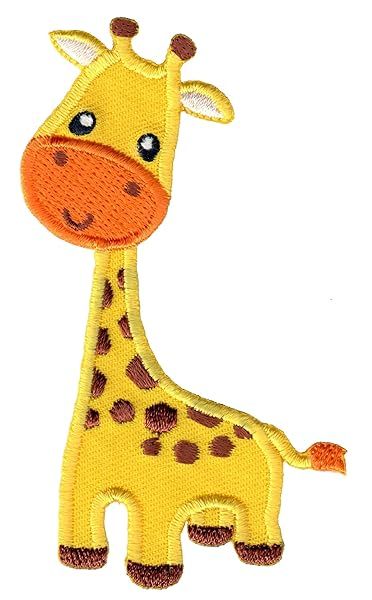 PatchMommy Giraffe Iron-On Applique for Kids - Fun & Easy Sew-On Patches