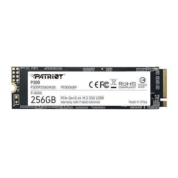 Patriot P300 256GB M.2 PCIe Gen 3 x4 SSD: Fast, Low-Power Storage Solution