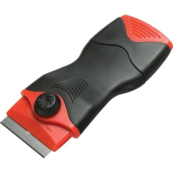 Performance Tool W9158 Glass Scraper: Ergonomic, Safe, & Perfect for Removing Labels & Decals