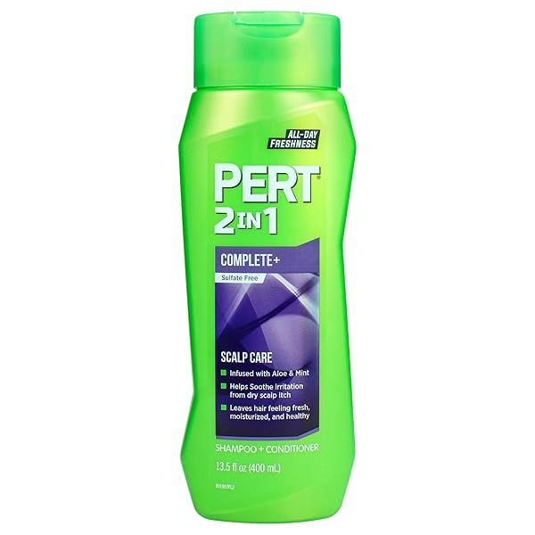 Pert 2-in-1 Scalp Care Shampoo & Conditioner - Sulfate-Free Itchy Scalp Treatment for Healthy Hair - 13.5 oz