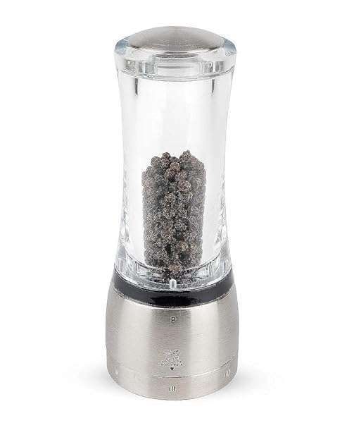 Peugeot Daman U'Select 6.5 Inch Shaftless Pepper Mill - Stainless Steel Quality & Precision