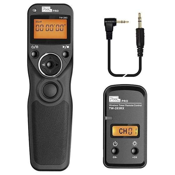 Pixel TW-283 E3 Wireless Shutter Release for Canon EOS: XT, XTi, T1i, T2i, 60D & More
