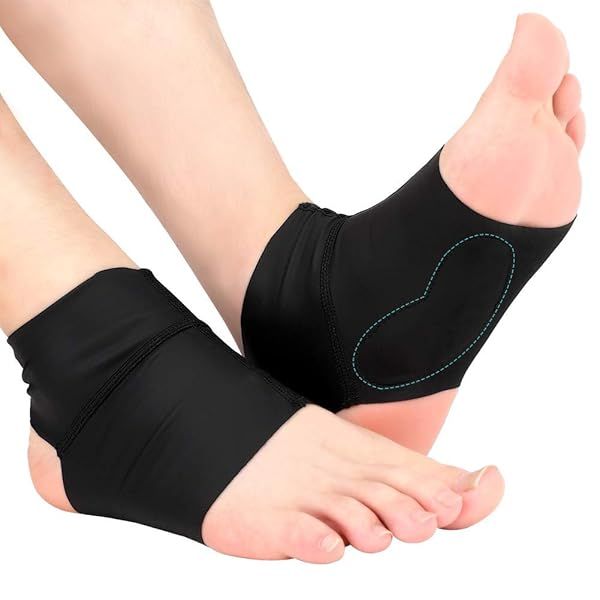 Plantar Fasciitis Arch Socks with Gel Pads - Compression Support for Flat Feet & Heel Pain Relief