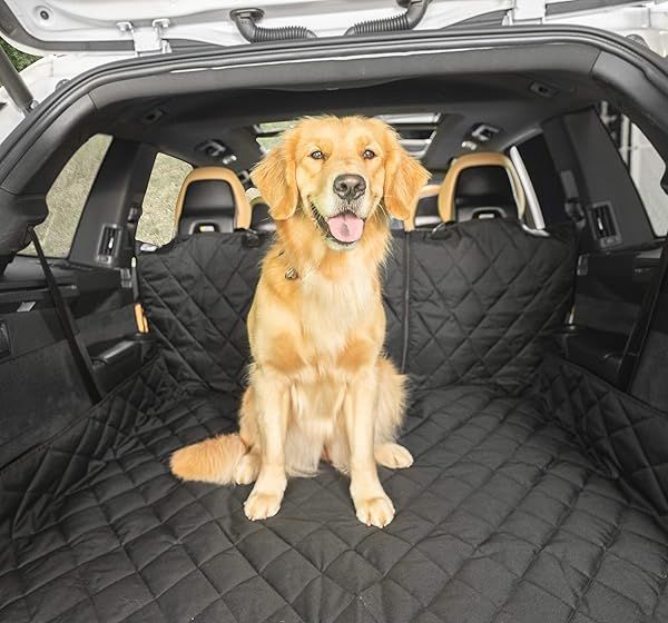 Plush Paws Convertible Cargo Liner Washable Waterproof Dog Cover for Car Truck SUV Nonslip Tear Resistant X-Large Black