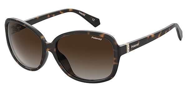 Polaroid PLD 4098/S Dark Havana Brown Shaded Sunglasses for Women - Stylish 58/15/140 Fit