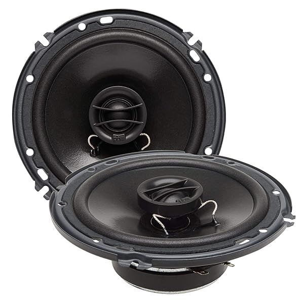 PowerBass S6752 S-Series Full Range 4 Ohm 6.75 Inch Speaker Set of 2 for Superior Sound Quality