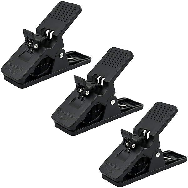 Prestige Import Group Cigar Holder Clip Black Cigar Minder 3 Pack for Secure and Convenient Cigar Storage