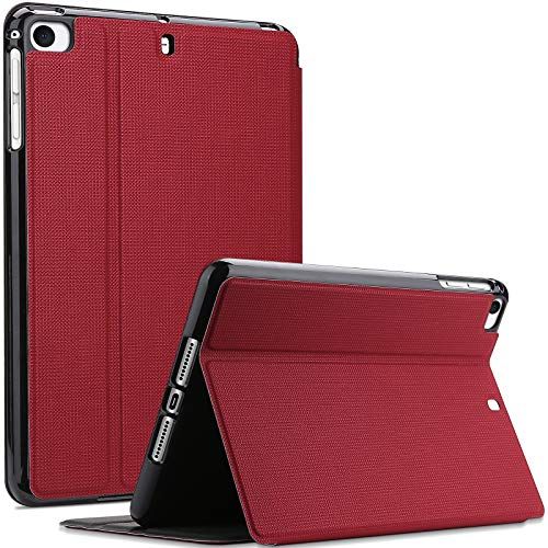 ProCase Slim Stand Protective Folio Case for iPad Mini 5 4 3 2 1 Red Smart Cover