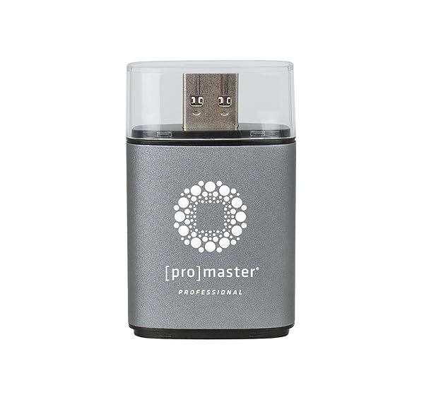 ProMaster USB 3.0 Dual Slot SD UHS-II Card Reader 6691 Fast Data Transfer and High Performance