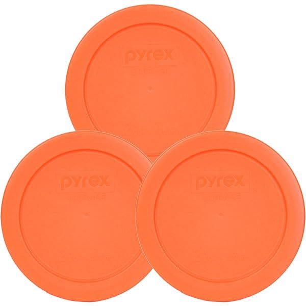 Pyrex 2 Cup Round Storage Cover #7200-PC for Glass Bowls - Durable & Versatile Kitchen Essential
