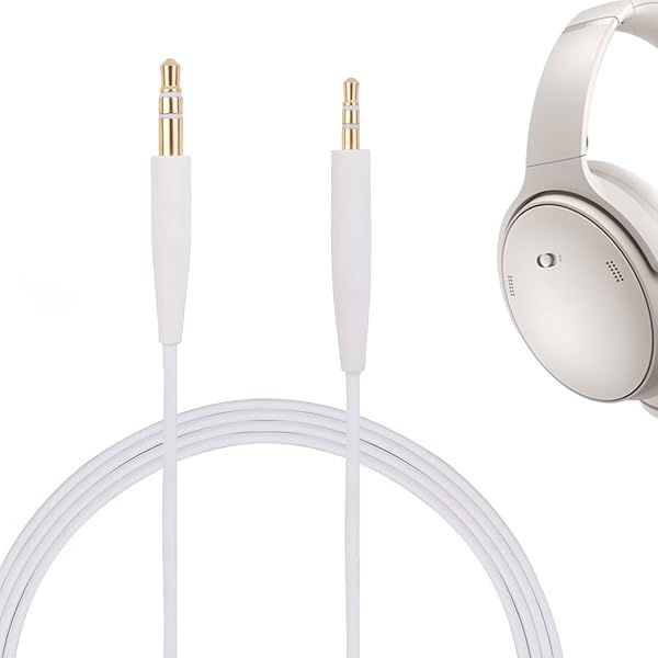 QC35 Cable 3.5 to 2.5 Extension Cord Replacement Audio Cable Line Compatible with Bose QuietComfort 45 35 II Wireless Headphones 700 QC35 II QC35