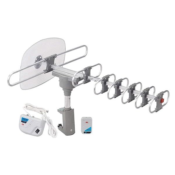QFX ANT-105 Outdoor 360 Degree Motorized Rotating Antenna