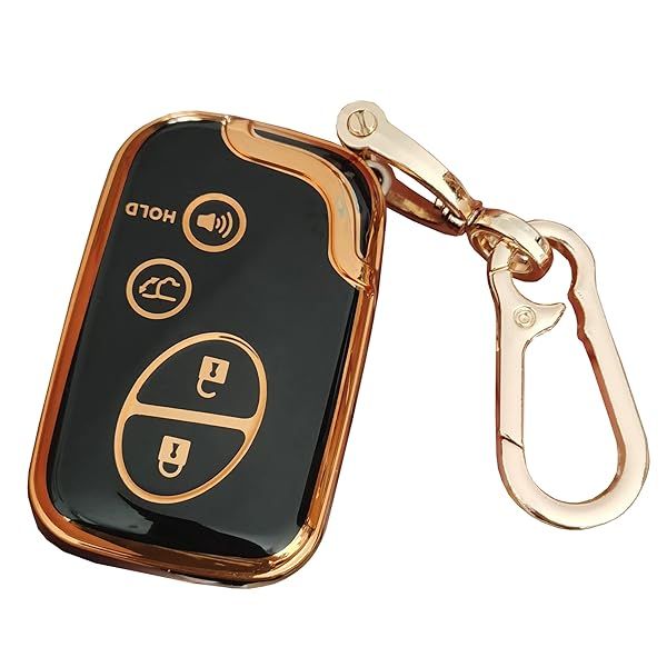 QIXIUBIA for Lexus Key Fob Cover Key Fob Shell with Keychain Fit for Lexus GX460 RX350 ES350 IS250 GX460 LX570 IS350 GS430 GS300 GS450h is-C is-F