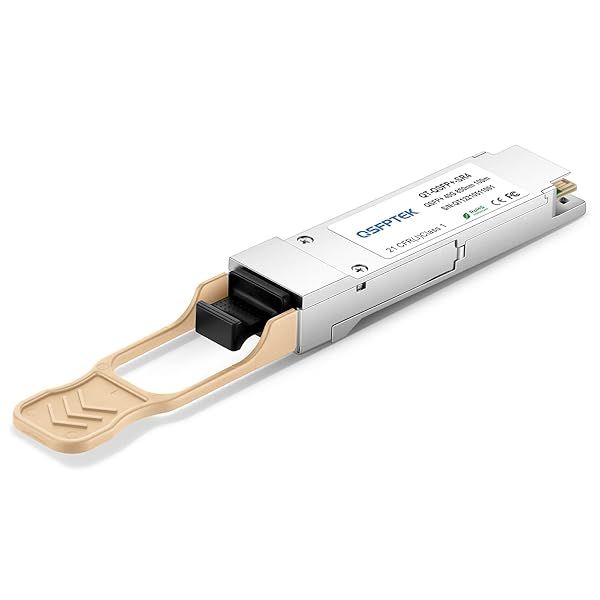 QSFPTEK 40G QSFP+ Module: Multi-Mode 40GBASE-SR4 Transceiver for Juniper EX-QSFP-40GE-SR4 (850nm, 150m, DDM)