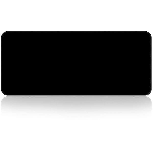 "Qisan Large Gaming Mouse Pad 31.5"x11.8" - Anti-Slip Desk Mat for PC & Laptop | Perfect Keyboard Pad in Black"