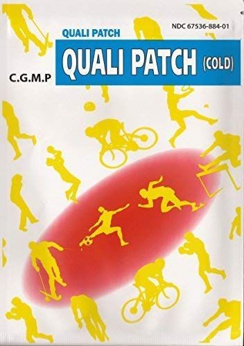 Quali Patch Cold Pain Relief Patch 10 Pack with 2 Sheets Each for Effective Pain Management