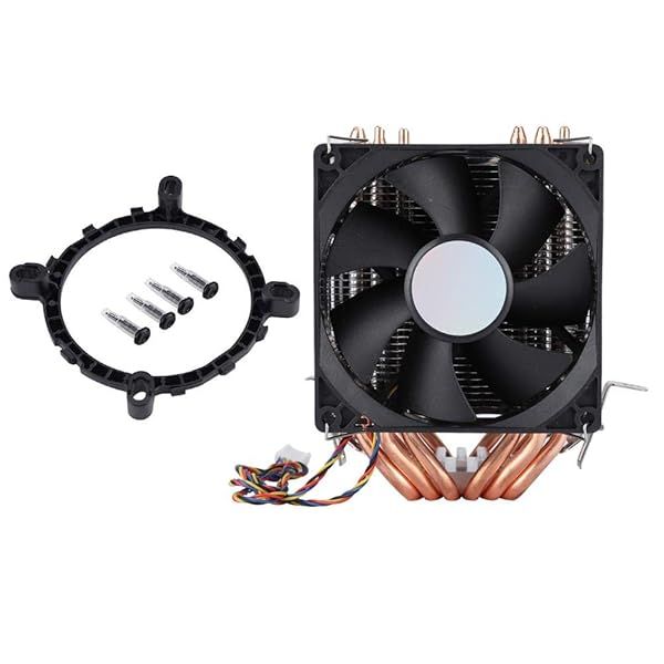 Zopsc CPU Cooler with 6 Heatpipes for Efficient Cooling and Quiet Operation 800-2200 RPM