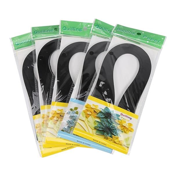 600 Pure Color Quilling Strips - 3x39cm Craft Paper Set for Origami & Quilling Projects