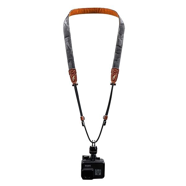 RAPILOCK Quick Release Neck Strap for GoPro Hero and Other Mounting Devices with Adapter Buckle and Strap Black