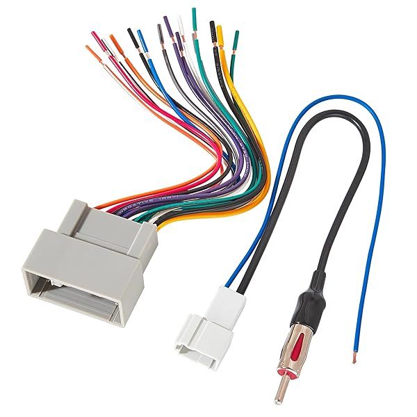 RED WOLF Car Radio Harness and Antenna Adapter for 2012-2015 Honda Civic and 2013-2020 Acura ILX Aftermarket Radio Installation