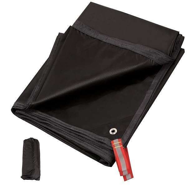 "REDCAMP Ultralight Tent Footprint - Waterproof Camping Tarp (95"x87") with Drawstring Bag for Hiking & Ground Camping"