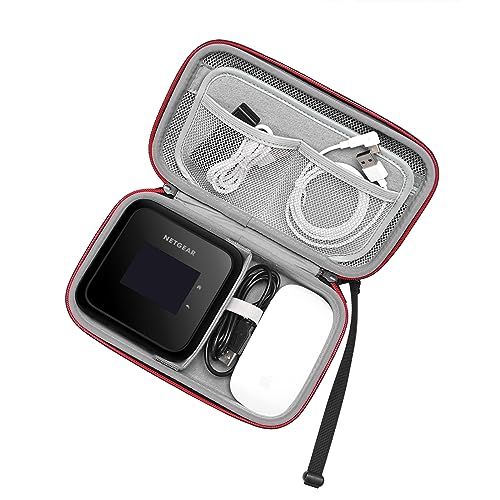 RLSOCO Case for NETGEAR Nighthawk Mobile Hotspot Router M6 M7 Pro M1 M6 Pro M5 M2 M3 MR6110 MR1100 MR6150 MR6500 MR5200 MR6550 Black