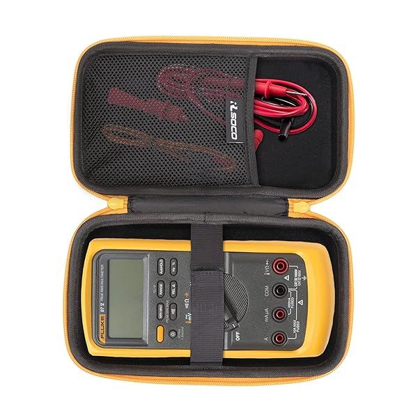 RLSOCO Hard Case for Fluke 87V 77IV 83V 86 EEVblog BM786 Brymen BM789 Industrial Digital Multimeter Case Only