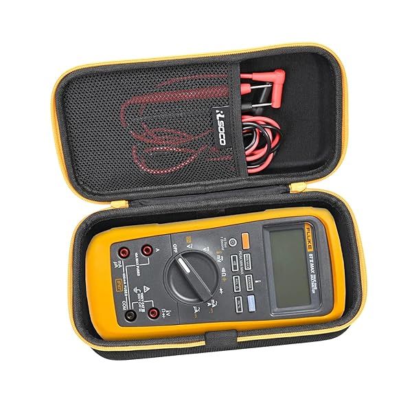 RLSOCO Hard Case for Fluke 87V MAX 87V MAX E2 KIT True-RMS Digital Multimeter Combo Kit (Case Only)