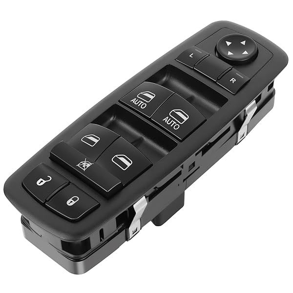 ROADFAR Front Driver Side Power Window Switch for 2011-2013 Dodge Durango - Fits 68086693AC