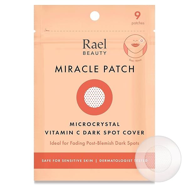 Rael Pimple Patches: Miracle Microcrystal Dark Spot Treatment with Vitamin C & Niacinamide - Vegan & Cruelty-Free Korean Skincare