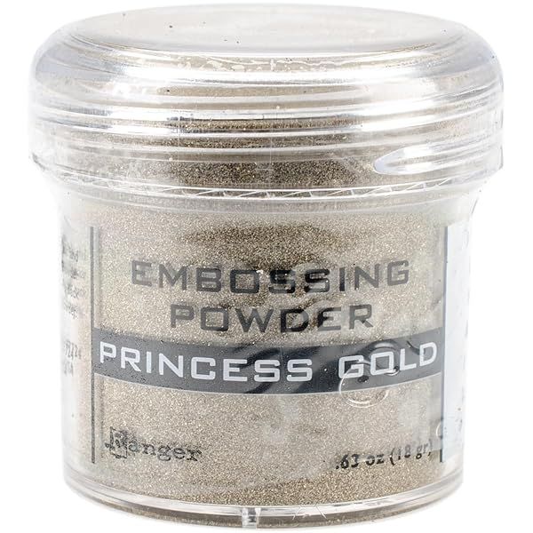 Ranger 359868 Princess Gold Embossing Powder - 0.63 oz for Stunning Craft Projects