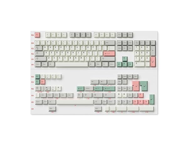 Premium 9009 Dye Sublimation Keycap Set | 1.45mm Thick PBT Cherry Profile for Custom Mechanical Keyboards
