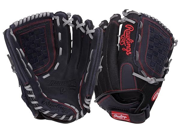 "Rawlings RENEGADE 13" Baseball/Softball Glove - Right Hand Throw, Basket Web Design"
