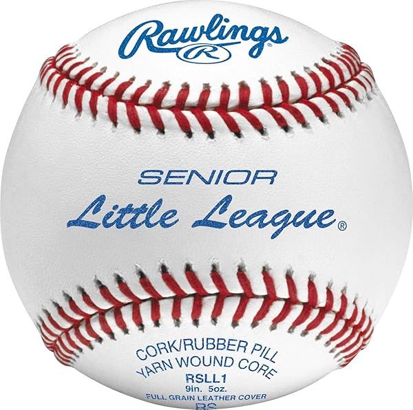 Rawlings Sr. Little League Competition Grade Baseball - Dozen Pack for Youth Players