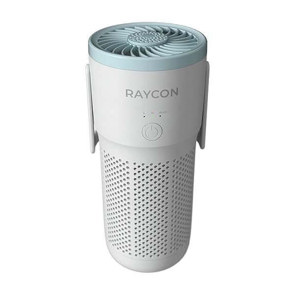 Raycon Portable Air Purifier with H13 HEPA Filter & Fragrance Diffuser - Adjustable Speeds for Fresh Living Spaces
