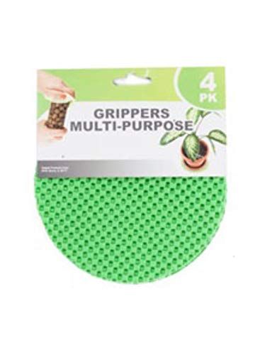 Regent Round Jar Gripper Pad Set - 4 Multi-Purpose Bottle Lid Openers in Assorted Colors