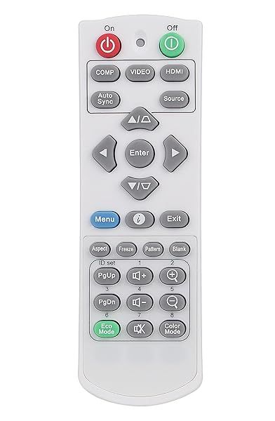 Replace Remote Control Compatible with ViewSonic LED Projector LS500W LS500WH LS510W LS510WH LS550W LS550WH LS560W LS560WH PX701-4K PX701-4KE