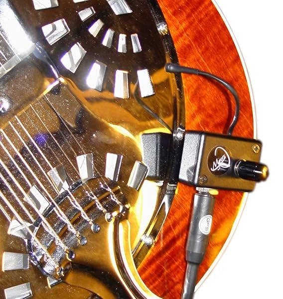 Myers Pickups Resonator Guitar Pickup with Flexible Micro Gooseneck for Enhanced Sound Quality and Versatility