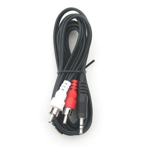 RiteAV 3 Feet 3.5mm Male to Stereo RCA Male Cable - High-Quality Audio Connection