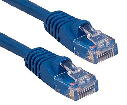 RiteAV 6ft Cat5e Ethernet Cable - Blue Network Cable for Fast Internet Connectivity