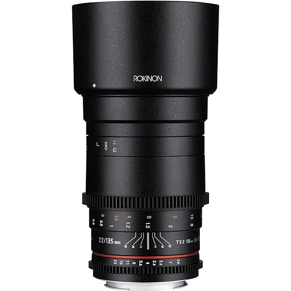 Rokinon 135mm T2.2 Cine DS Telephoto Lens for Canon EF High Quality Imaging and Cinematic Performance